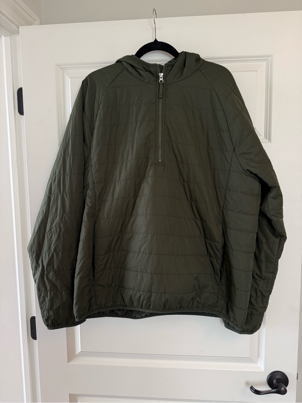 J.Crew Puffer Quarter Zip Hoodie